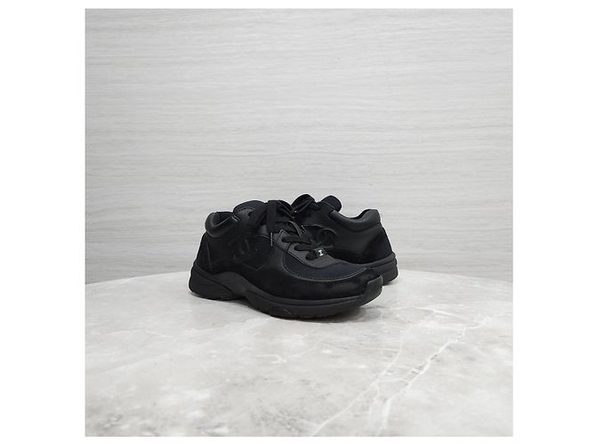 Chanel Sneakers Cruise Logo CC Nere - vista 9