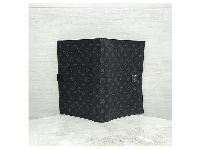 Louis Vuitton Monogram Eclipse Dokumenten-Tablet-Case Clutch - Ansicht 7