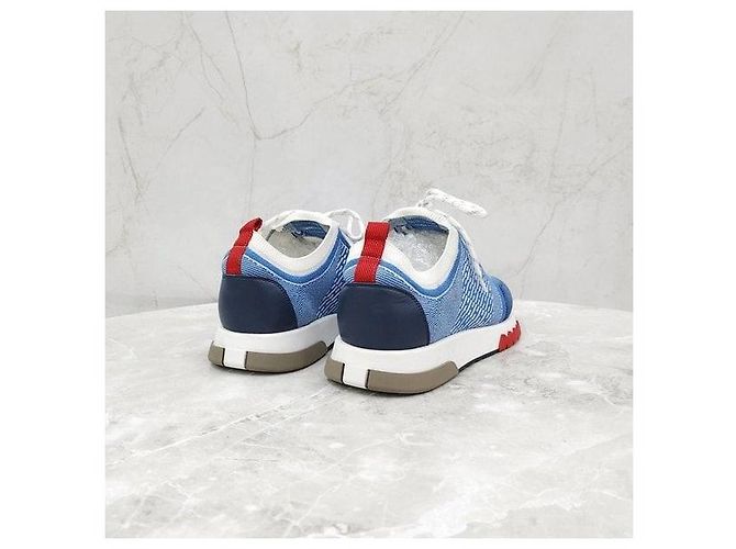 Hermès Addict Sneakers Blue Jeans - vista 5