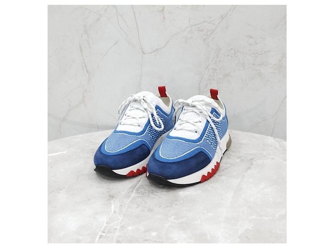 Hermès Addict Sneakers Blue Jeans - vista 7