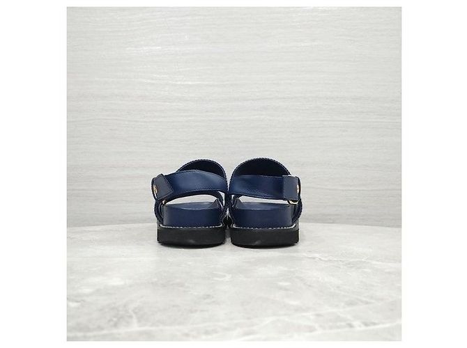 Louis Vuitton Sandali Paseo Flat Comfort Denim - vista 3