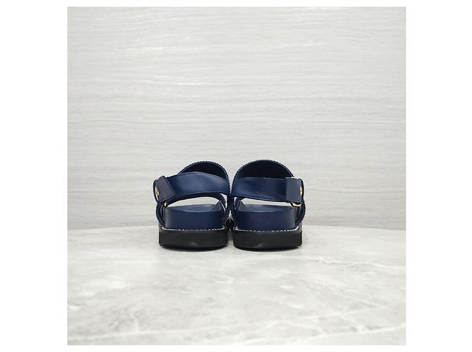 Louis Vuitton Sandali Paseo Flat Comfort Denim - vista 9