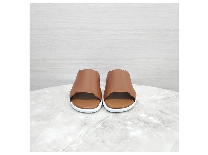 Hermès Sandali Emblem Oro - vista 12