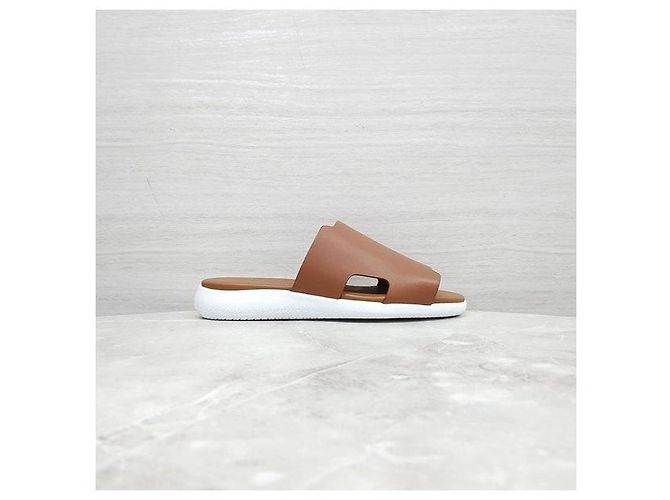 Hermès Sandali Emblem Oro - vista 5