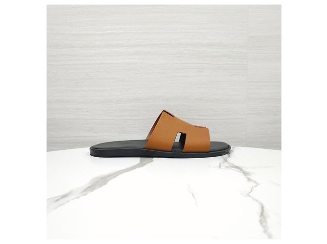 Hermès Sandal Slipper Izmir Appson Gold - vista 11