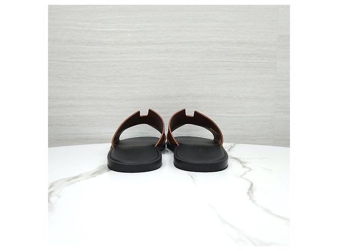 Hermès Sandal Slipper Izmir Appson Gold - vista 3