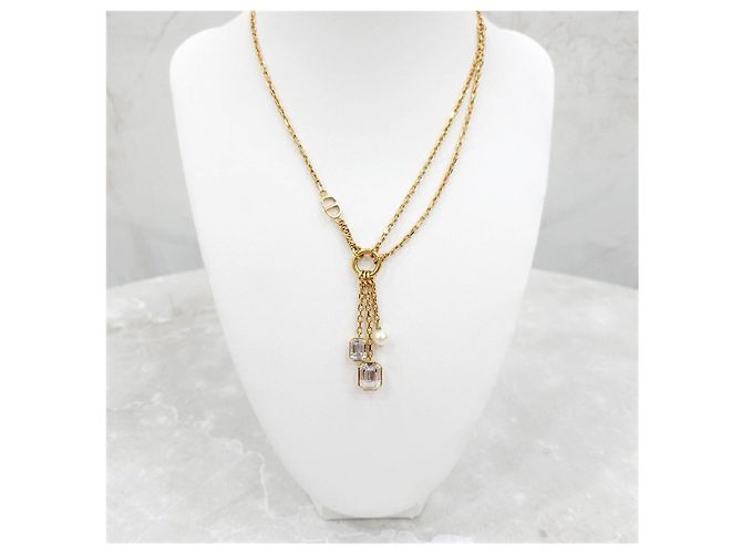 Dior Perlenkette mit kubischen Perlen - Ansicht 14