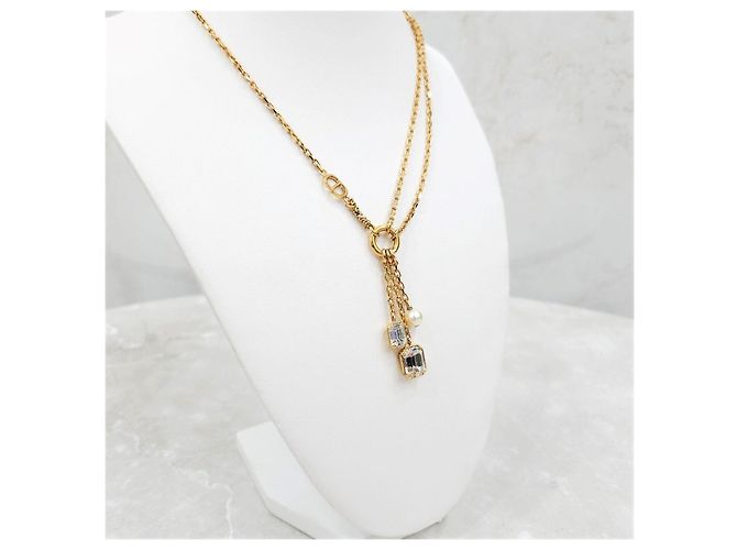 Dior Perlenkette mit kubischen Perlen - Ansicht 15