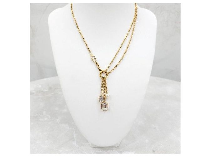 Dior Perlenkette mit kubischen Perlen - Ansicht 4
