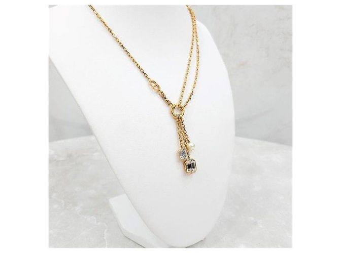Dior Perlenkette mit kubischen Perlen - Ansicht 5