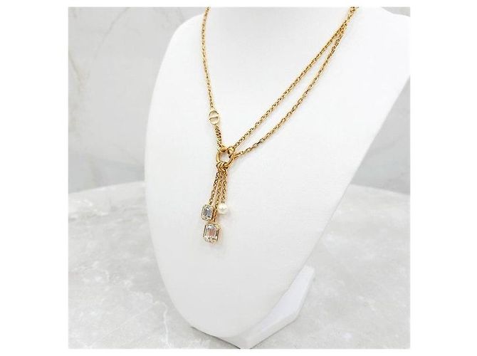 Dior Perlenkette mit kubischen Perlen - Ansicht 6