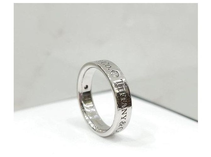 Tiffany & Co Anillo Alianza de Diamantes Brillantes Talla - vista 4