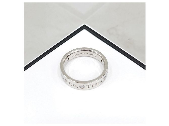 Tiffany & Co Anillo Alianza de Diamantes Brillantes Talla - vista 9