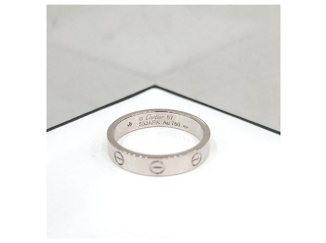 Cartier LOVE Ring mit Diamant in Weißgold - Ansicht 4