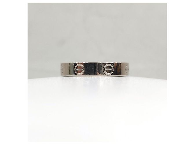Cartier LOVE Ring mit Diamant in Weißgold - Ansicht 8
