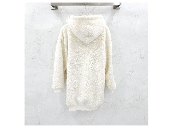 Céline Fleece com capuz oversized em shearling XS - vista 2