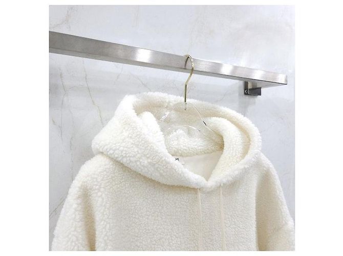 Céline Fleece com capuz oversized em shearling XS - vista 3