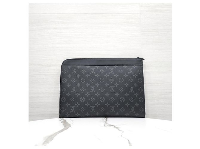 Louis Vuitton Pochette Jour GM Monogram Eclipse Clutch - Ansicht 12