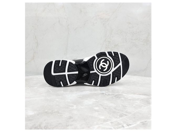 Chanel Strick Wildleder Sneaker Braun - Ansicht 13