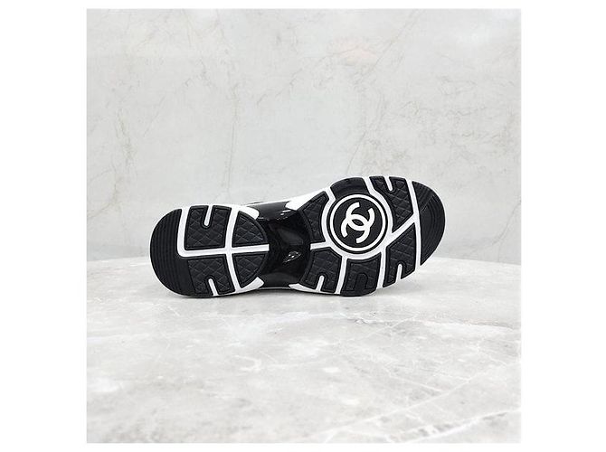 Chanel Strick Wildleder Sneaker Braun - Ansicht 6