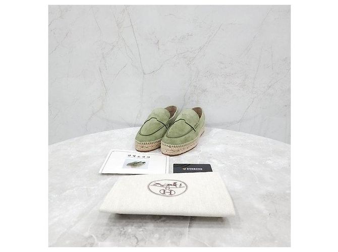 Hermès Espadrillas Green Trip - vista 9