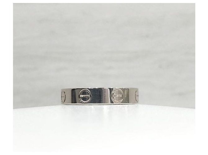 Cartier Anello Love Band Oro Bianco Small - vista 2