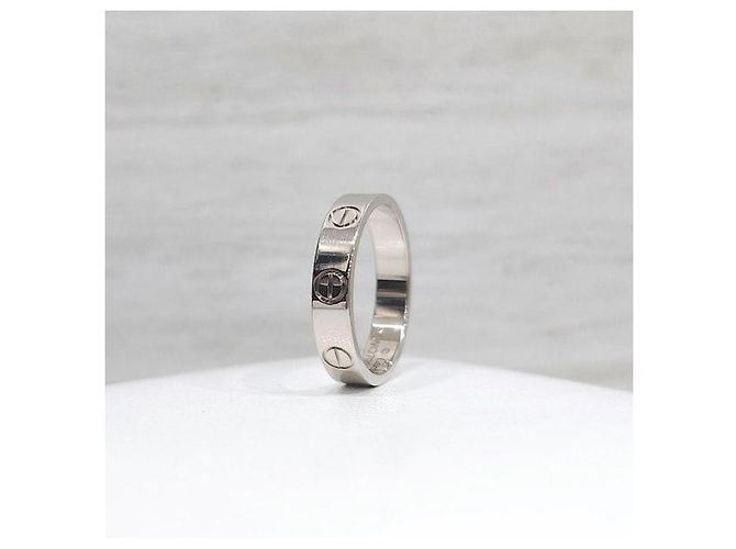 Cartier Anello Love Band Oro Bianco Small - vista 3
