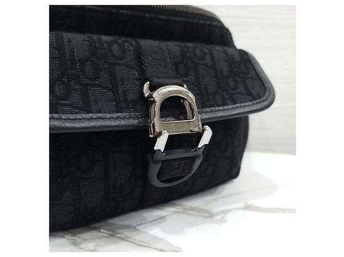Dior Borsa Cintura Oblique Jacquard - vista 7