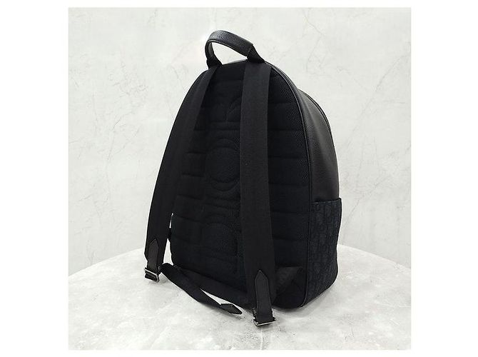 Dior Oblique Saddle Jacquard Zip Backpack - view 6