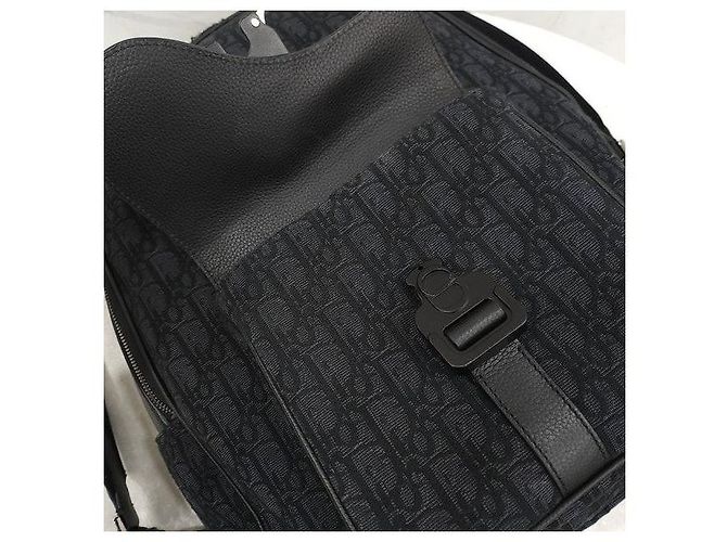 Dior Oblique Saddle Jacquard Zip Backpack - view 8