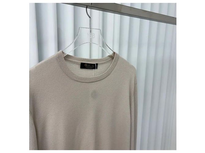 Loro Piana Baby Cashmere Strickpullover beige - Ansicht 3