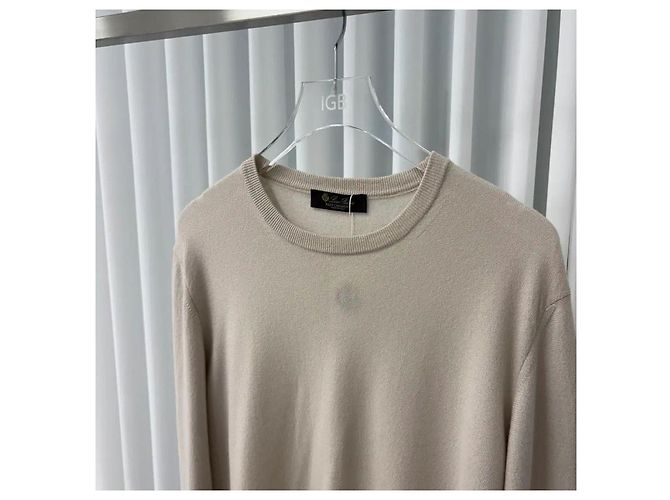 Loro Piana Baby Cashmere Strickpullover beige - Ansicht 4
