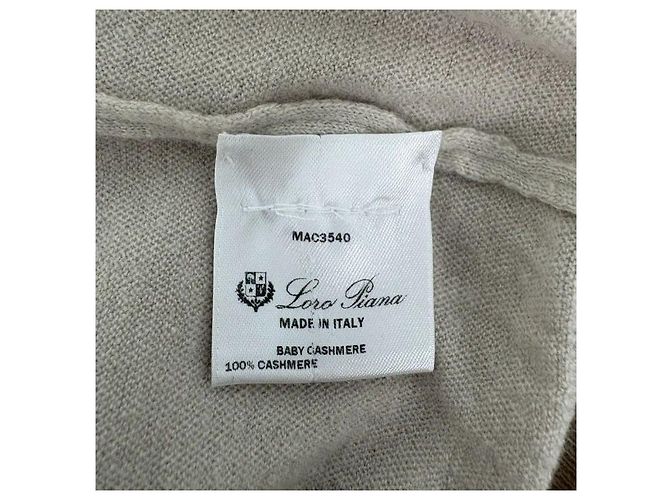 Loro Piana Baby Cashmere Strickpullover beige - Ansicht 6
