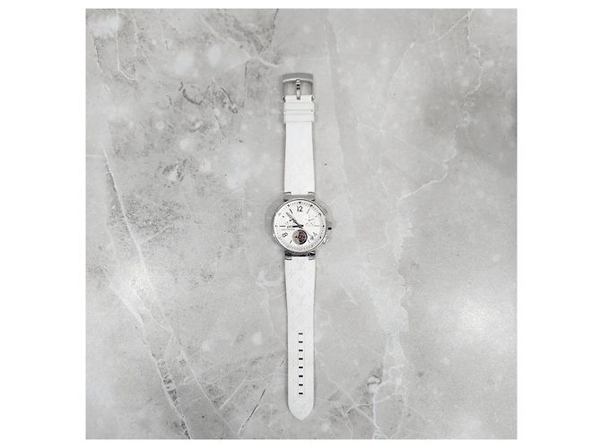 Louis Vuitton Reloj de Cuarzo Tambour Blanco - vista 13