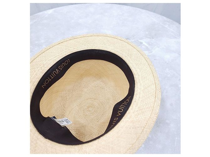 Louis Vuitton Monogram Fedora Panama Hut - Ansicht 11