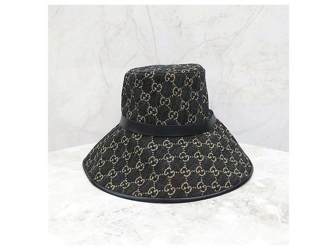 Gucci Weiter Denim-Bucket-Hat - Ansicht 3
