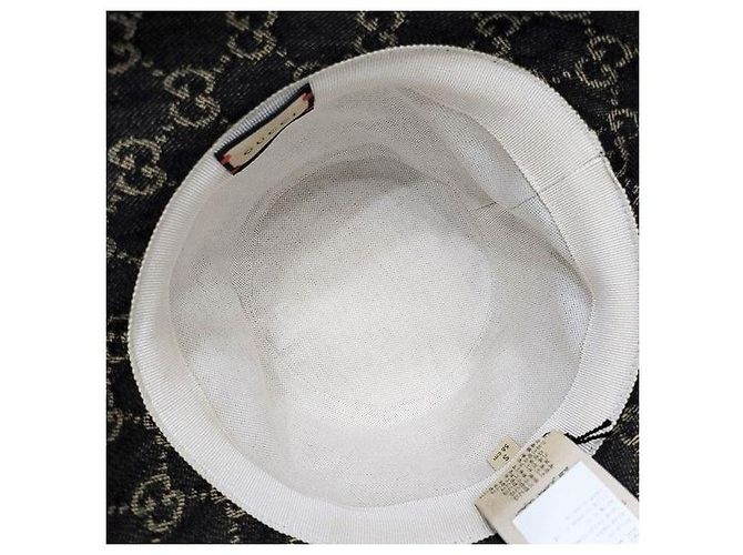 Gucci Weiter Denim-Bucket-Hat - Ansicht 5