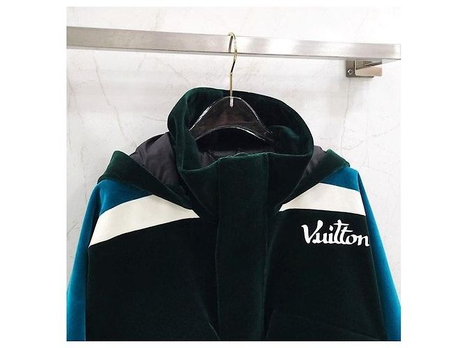 Louis Vuitton Giacca antivento in velluto Technical Tape - vista 3