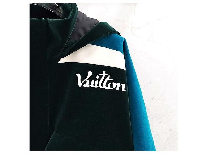 Louis Vuitton Giacca antivento in velluto Technical Tape - vista 4