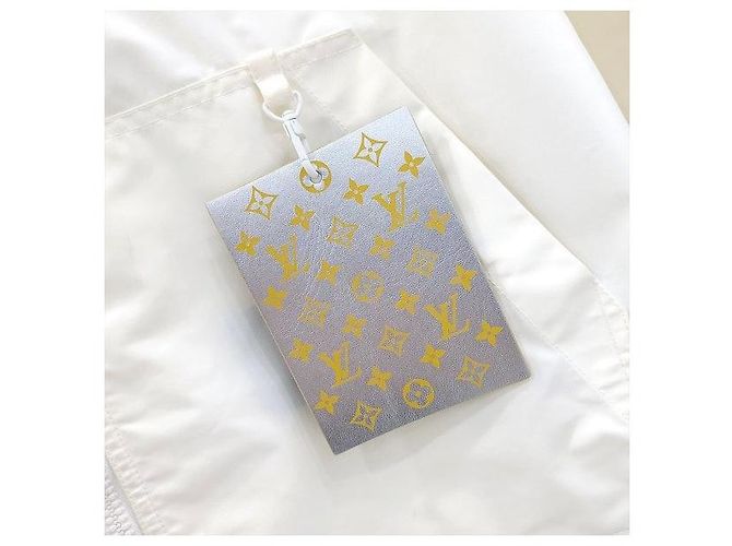 Louis Vuitton Giacca antivento reversibile in nylon Monogram - vista 7