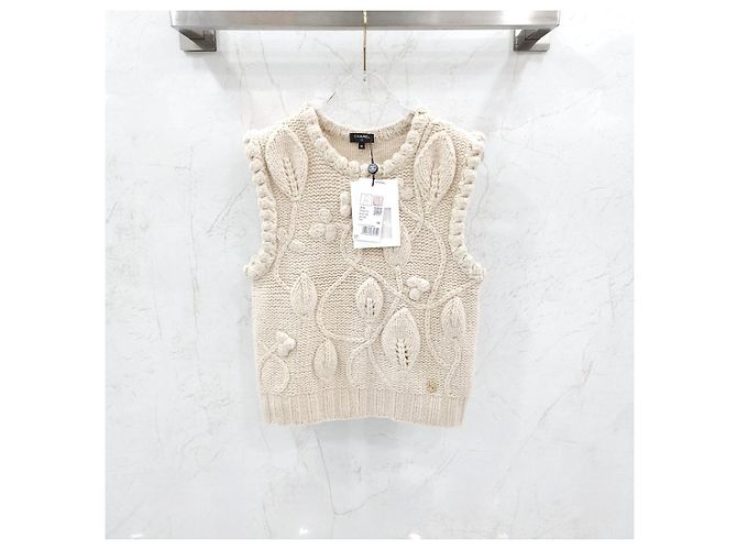 Chanel Strick-Top Weste aus Kaschmir - Ansicht 11