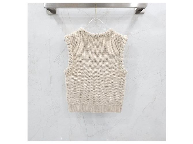 Chanel Strick-Top Weste aus Kaschmir - Ansicht 12