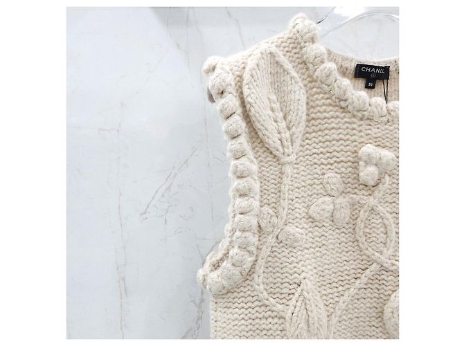 Chanel Strick-Top Weste aus Kaschmir - Ansicht 14