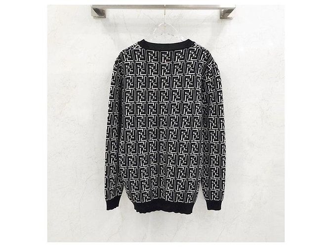 Fendi Round Wool Knit Black - Ansicht 2