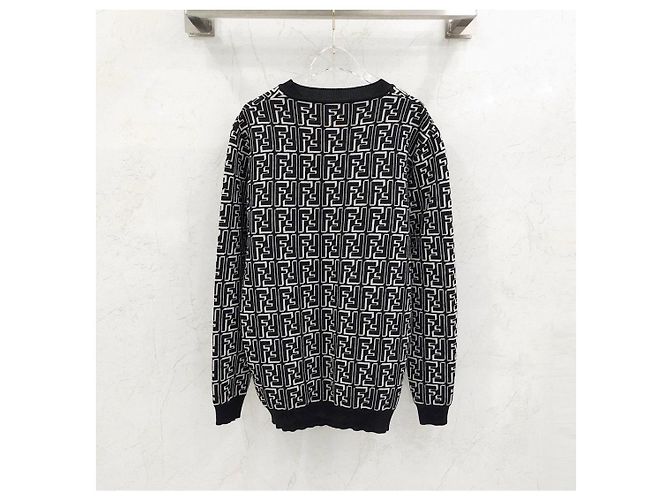 Fendi Round Wool Knit Black - Ansicht 7