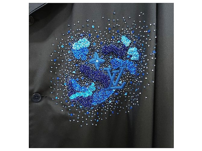 Louis Vuitton Camicia pigiama ricamata - vista 12