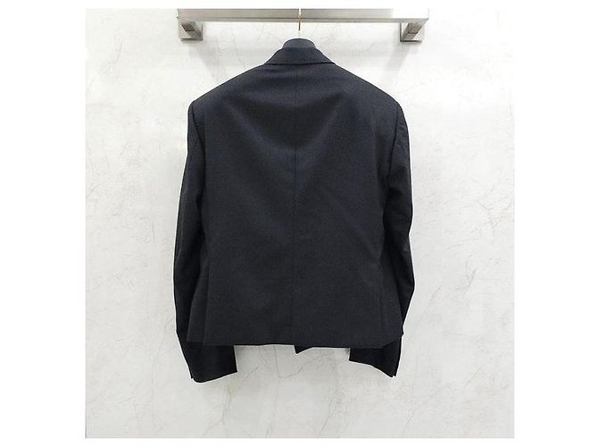 Louis Vuitton Short Cashmere Plain Logo Blazer Jacket - view 2