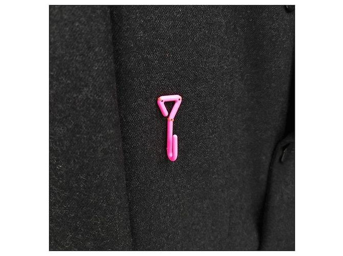 Louis Vuitton Short Cashmere Plain Logo Blazer Jacket - view 3