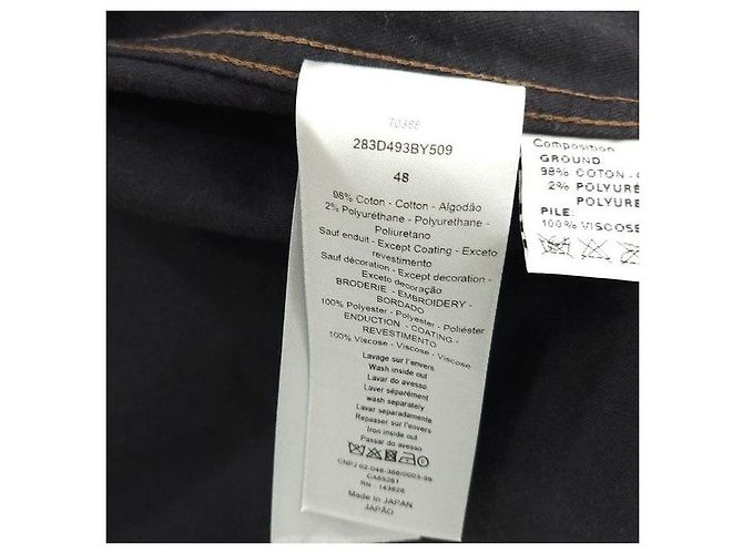Dior Sovracamicia Cactus Jack in denim di cotone marrone - vista 5