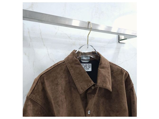 Dior Sovracamicia Cactus Jack in denim di cotone marrone - vista 8